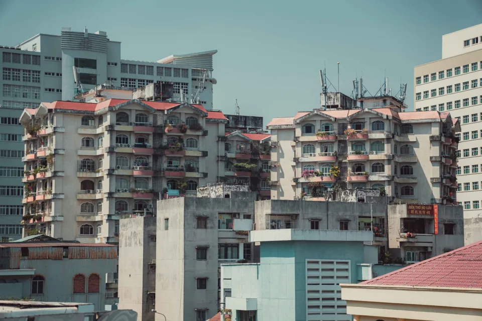 Đất trống chưa san lấp — trước